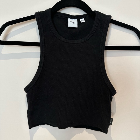 Aritzia TNA Cropped Rib Racer Tank - Picture 2 of 3